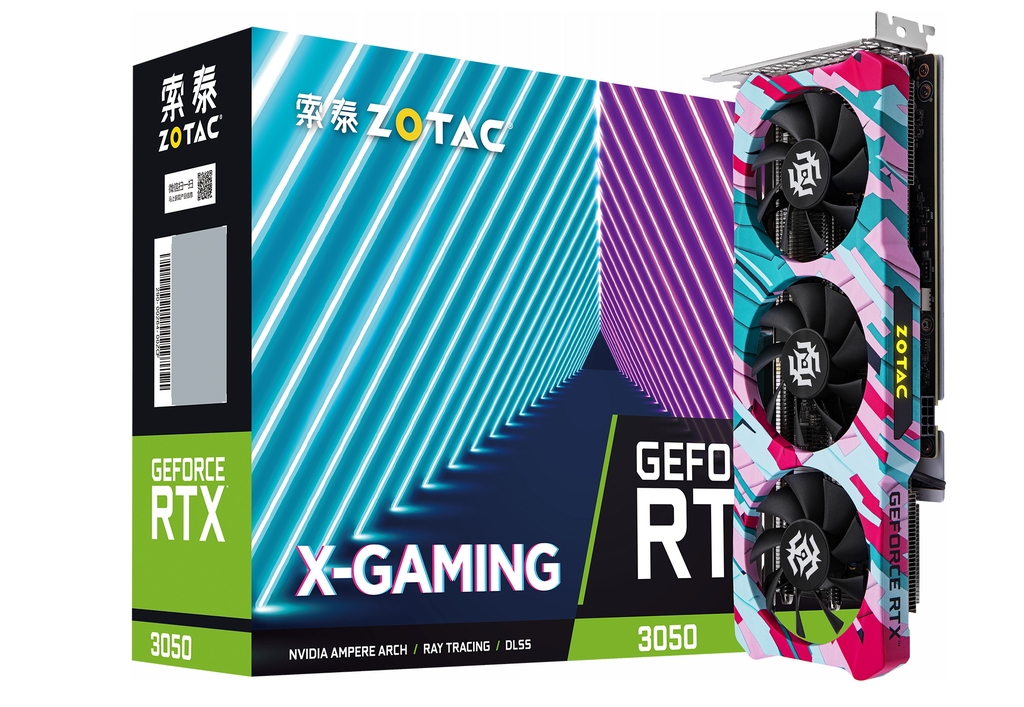 索泰 GeForce® RTX 3050-8GD6 X-GAMING OC