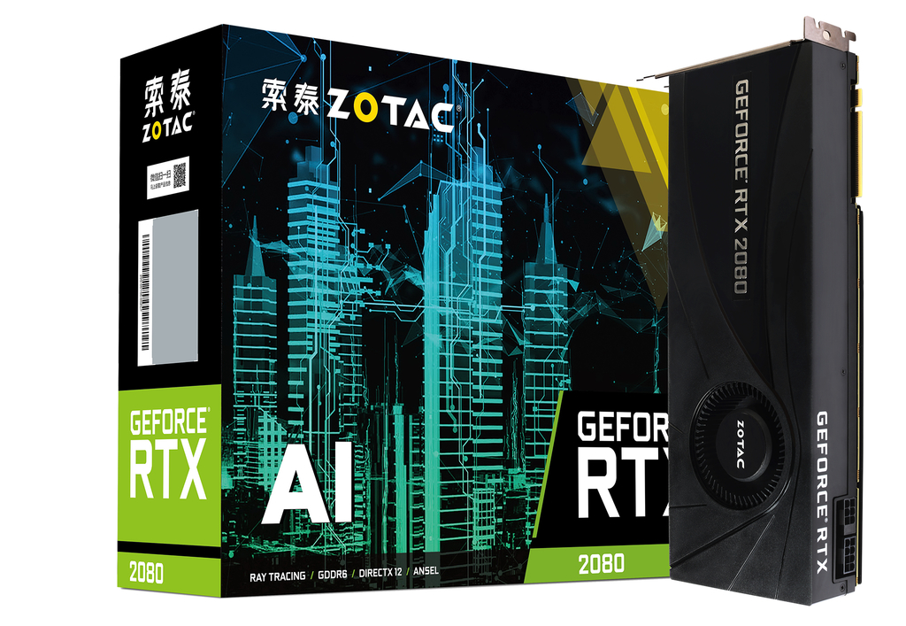 索泰 GeForce® RTX2080-8GD6 AI版 OC HA
