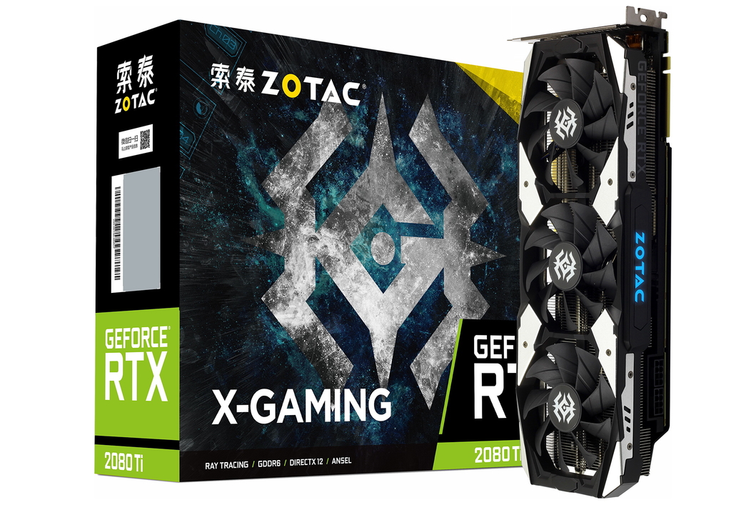 索泰 GeForce® RTX2080Ti-11GD6 X-GAMING
