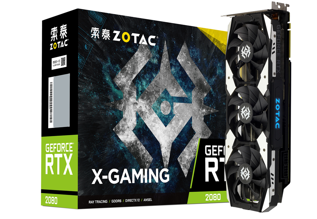 索泰 GeForce® RTX2080-8GD6 X-GAMING OC