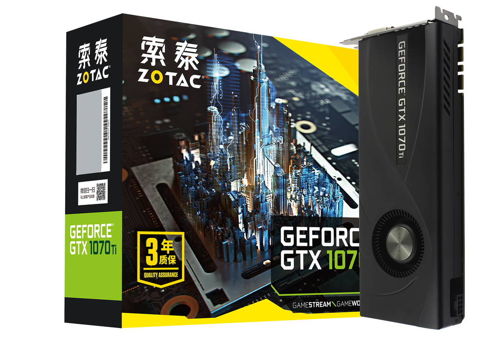 索泰 GeForce® GTX1070Ti-8GD5 麦克 PA
