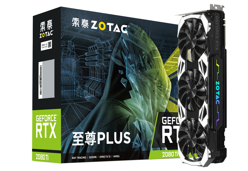 索泰 GeForce® RTX2080Ti-11GD6 至尊PLUS OC