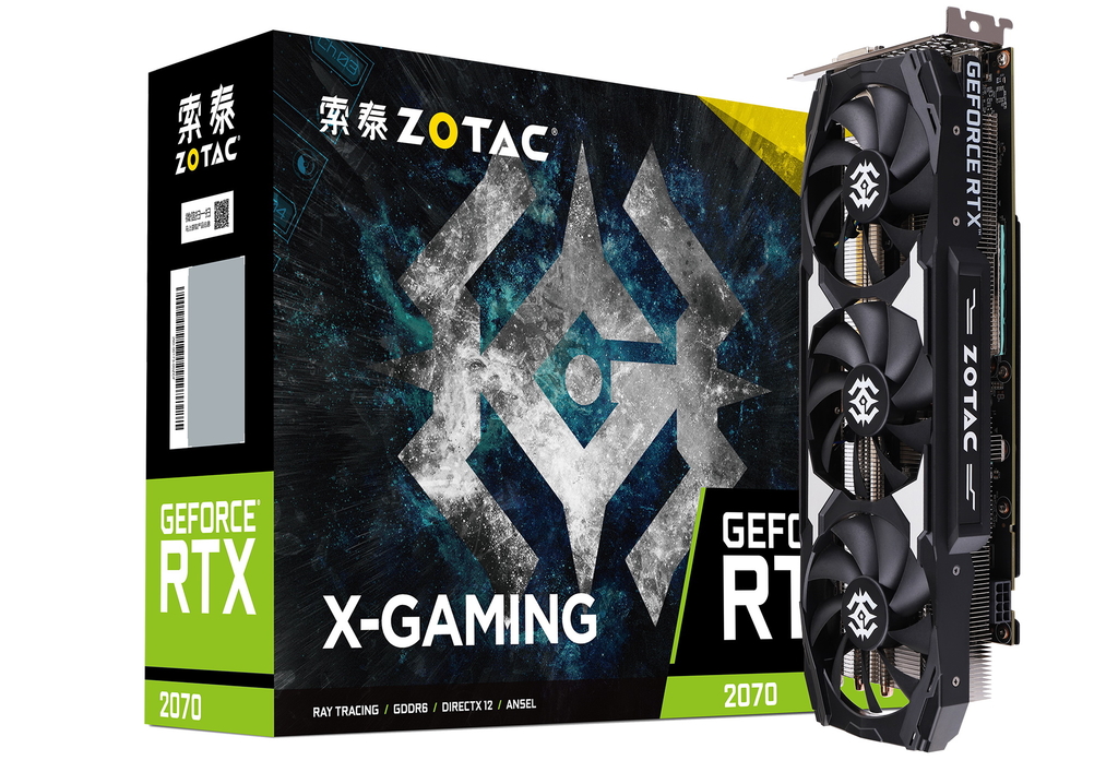索泰 GeForce® RTX2070-8GD6 X-GAMING OC G3