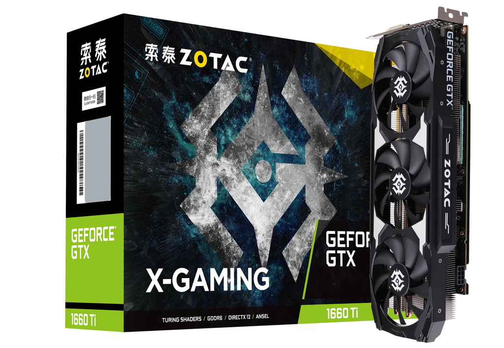 索泰 GeForce® GTX1660Ti-6GD6 X-GAMING 