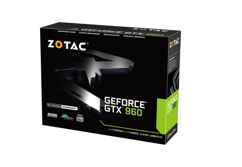 PCパーツ ZOTAC GeForce GTX960 GeForce® GTX 960 Single Fan 2GB | ZOTAC