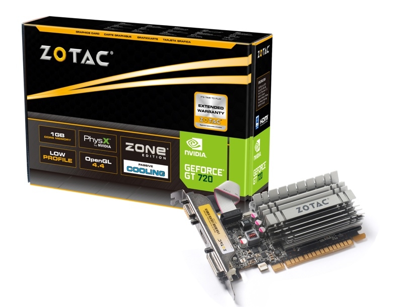 ZOTAC GeForce® GT 720 ZONE 1GB DDR5
