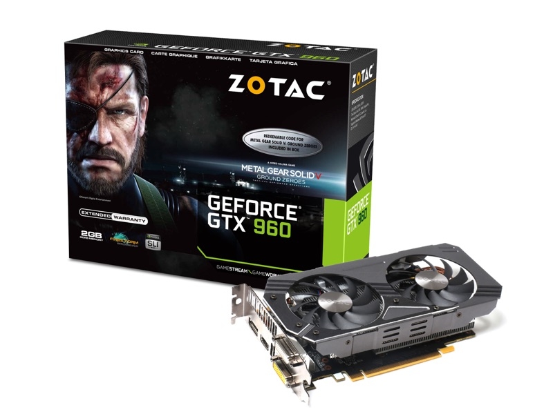 ZOTAC GeForce® GTX 960 2GB