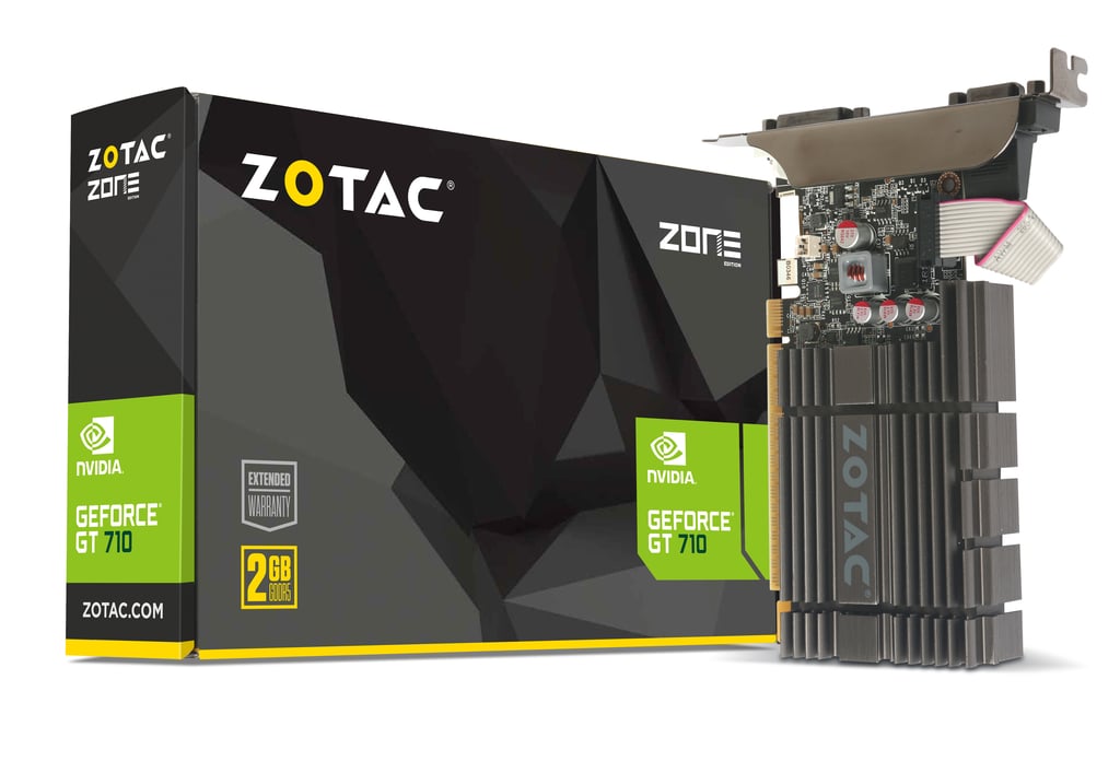 ZOTAC GeForce® GT 710 2GB DDR5 ZONE Edition