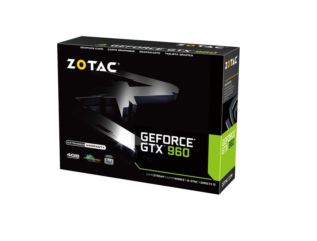 GeForce® GTX 960 Single Fan 4GB