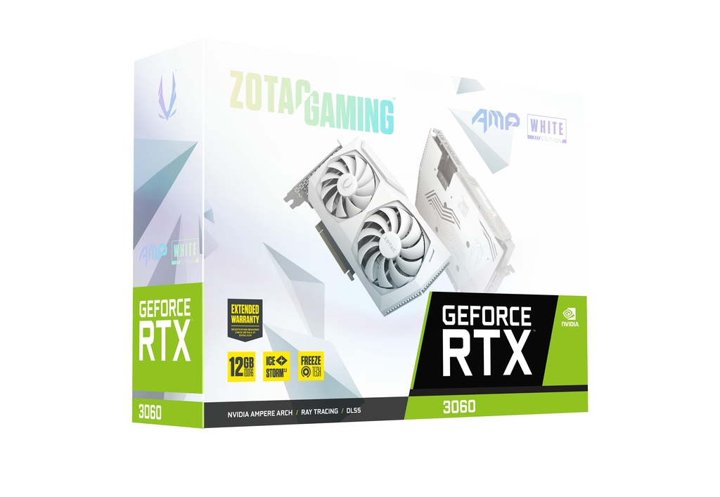 ZOTAC GAMING GeForce RTX 3060 AMP White Edition | ZOTAC