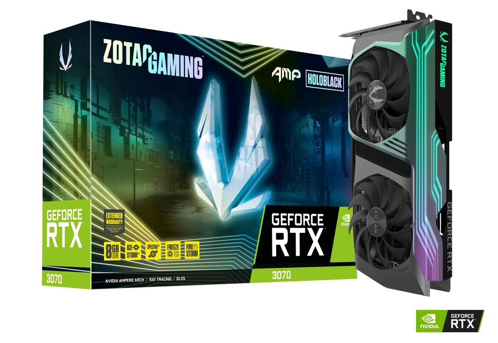 ZOTAC GAMING GeForce RTX 3070 AMP Holo LHR