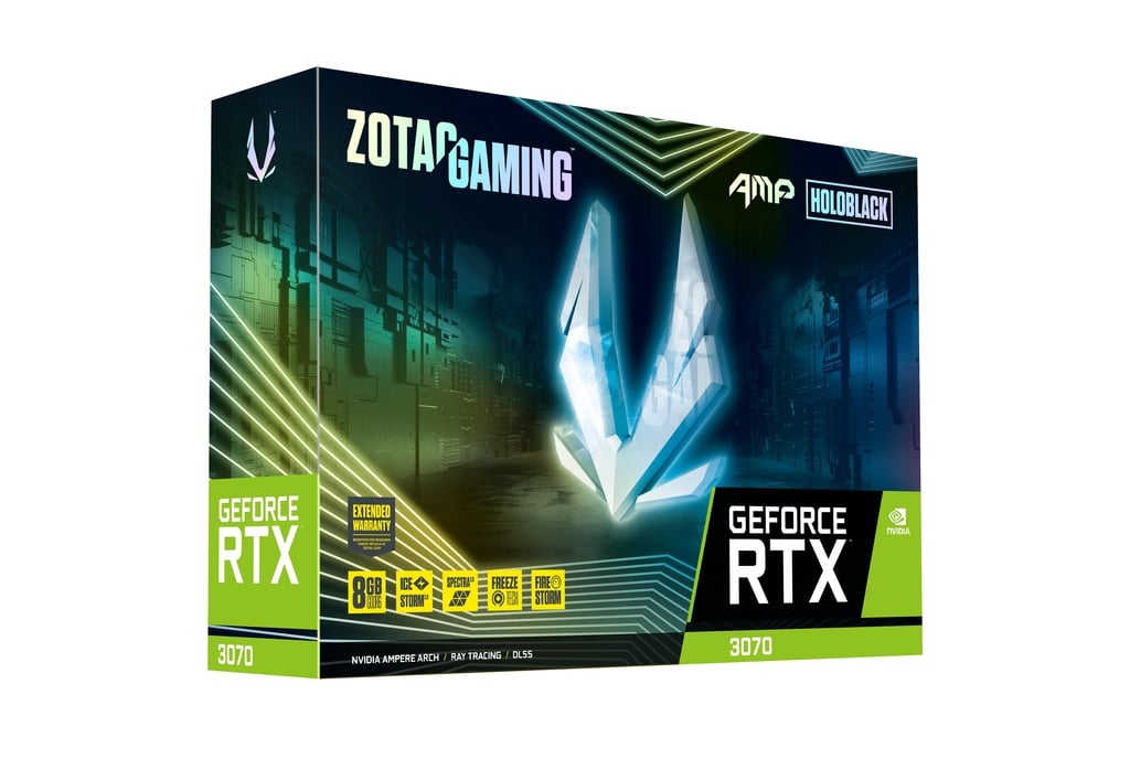 ZOTAC GAMING GeForce RTX 3070 AMP Holo LHR | ZOTAC