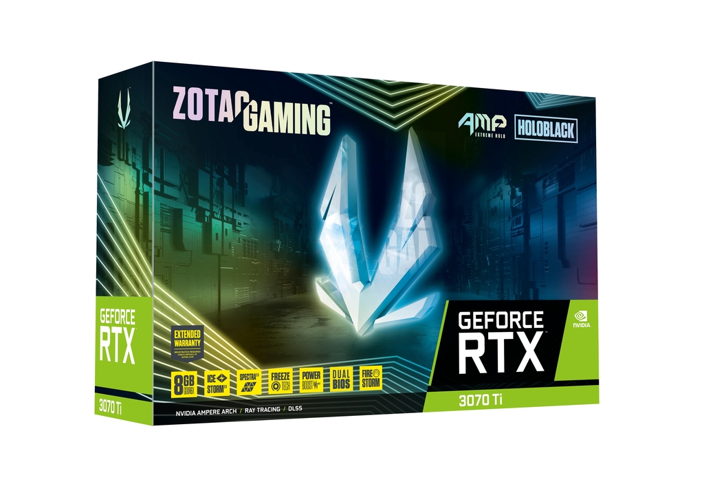 ZOTAC GAMING GeForce RTX 3070 Ti AMP Extreme Holo