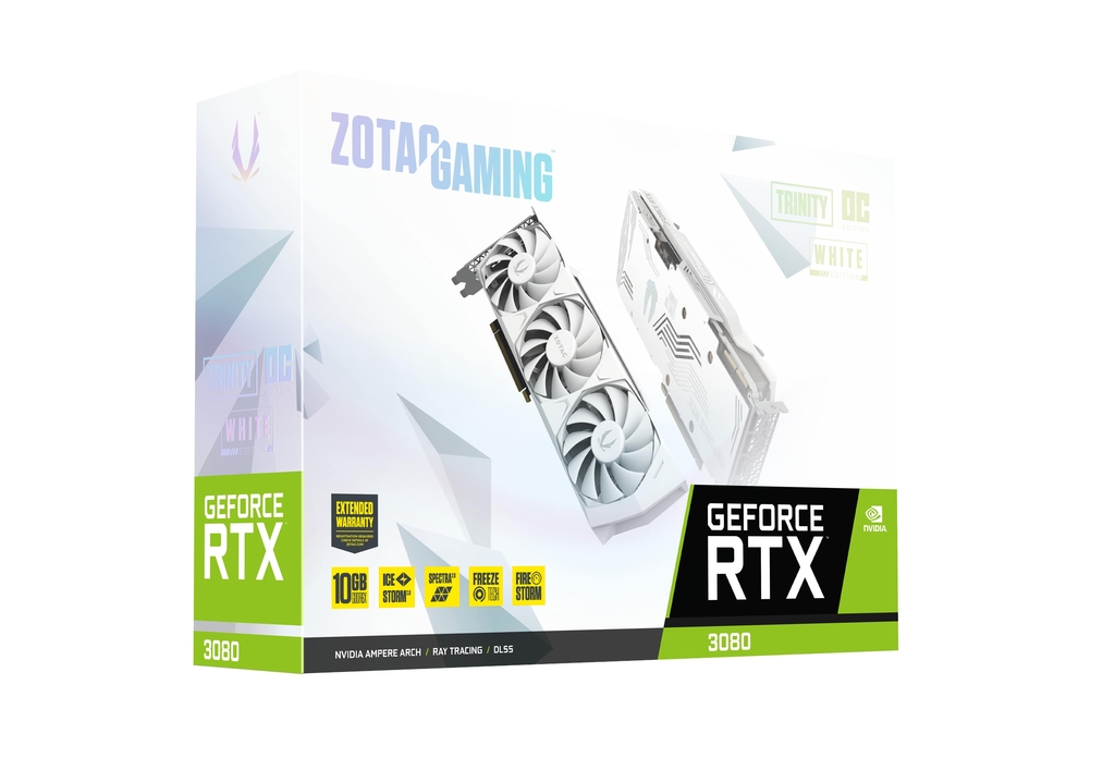 ZOTAC GAMING GeForce RTX 3080 Trinity OC White Edition