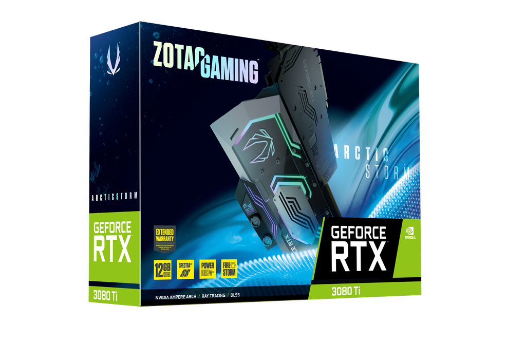 RTX 3080Ti Trinity OC 12GB + ウォーターブロック ZOTAC GAMING GeForce RTX 3080 Ti Trinity OC | ZOTAC