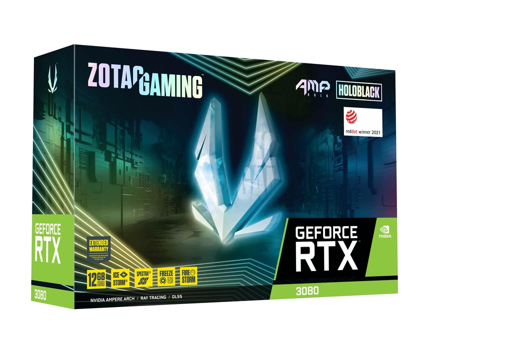 ZOTAC GAMING GeForce RTX 3080 AMP Holo LHR 12GB | ZOTAC