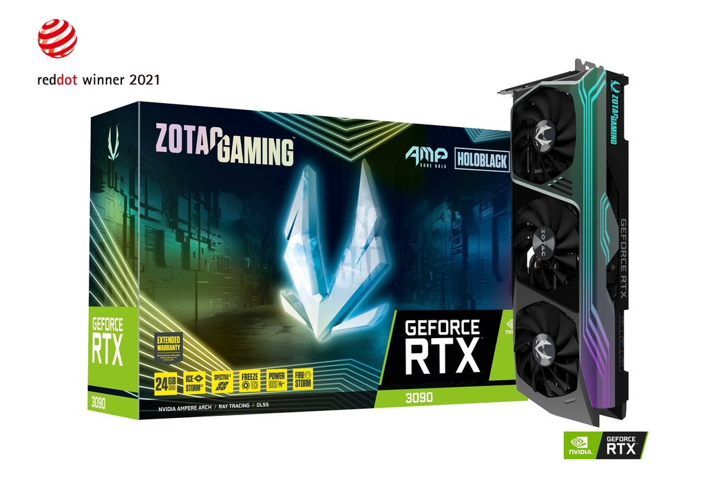 ZOTAC GAMING GeForce RTX 3090 AMP Core Holo | ZOTAC
