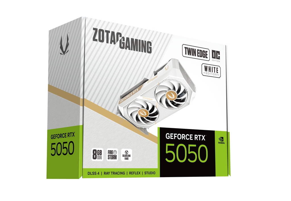 ZOTAC GAMING GeForce RTX 5050 Twin Edge OC White Edition
