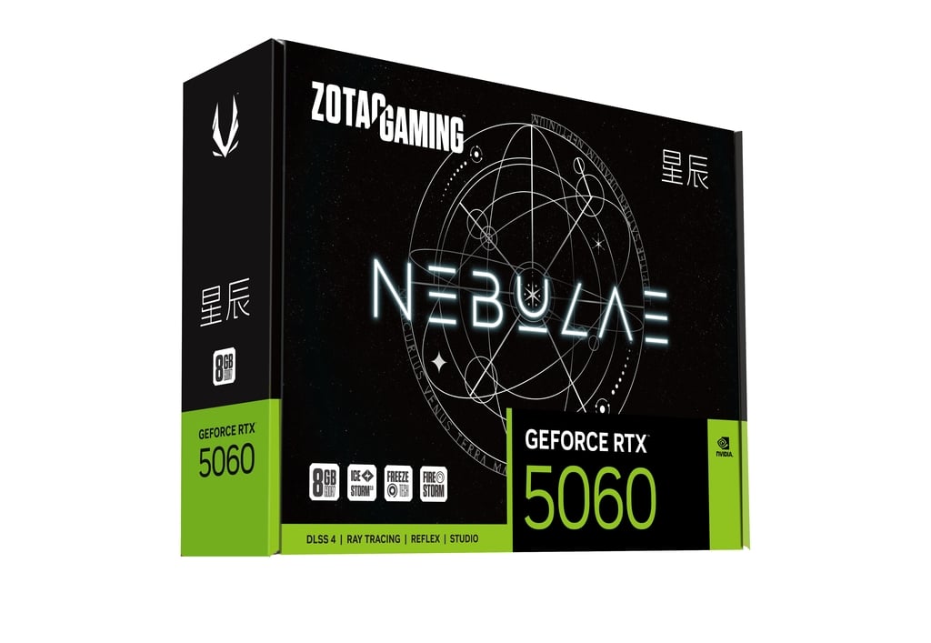 ZOTAC GAMING GEFORCE RTX 5060 8GB NEBULAE OC