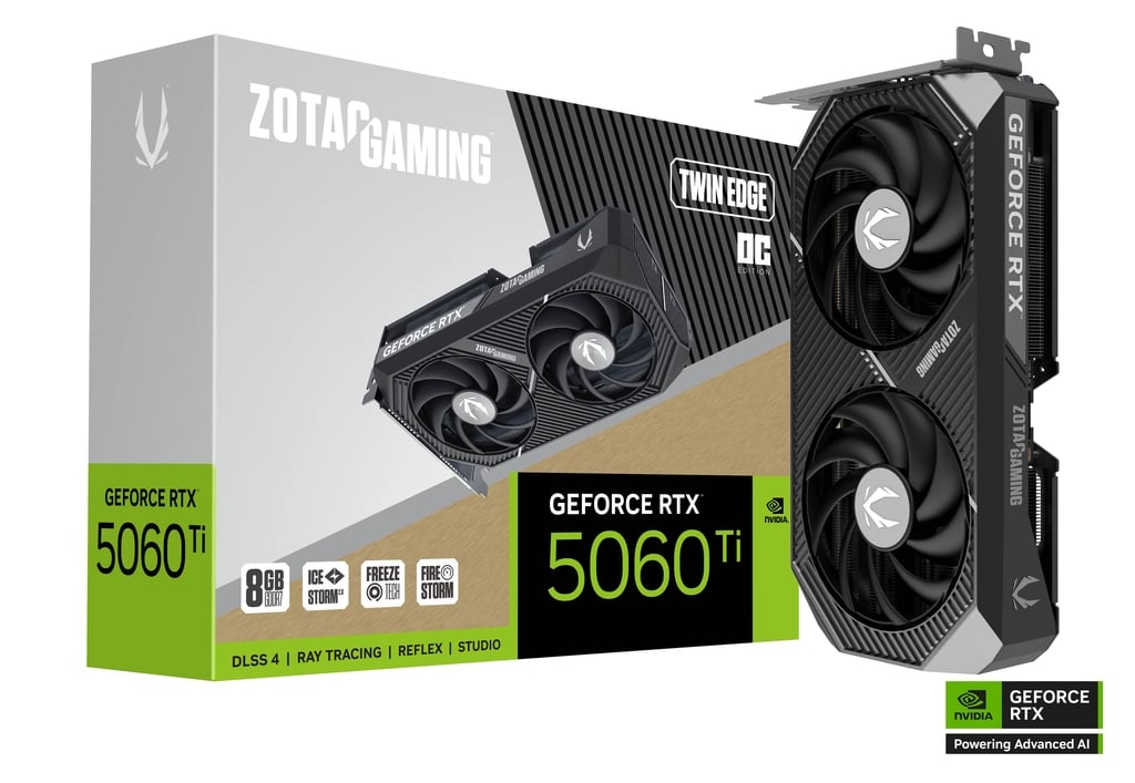 ZOTAC GAMING GeForce  RTX 5060 Ti 8GB Twin Edge OC