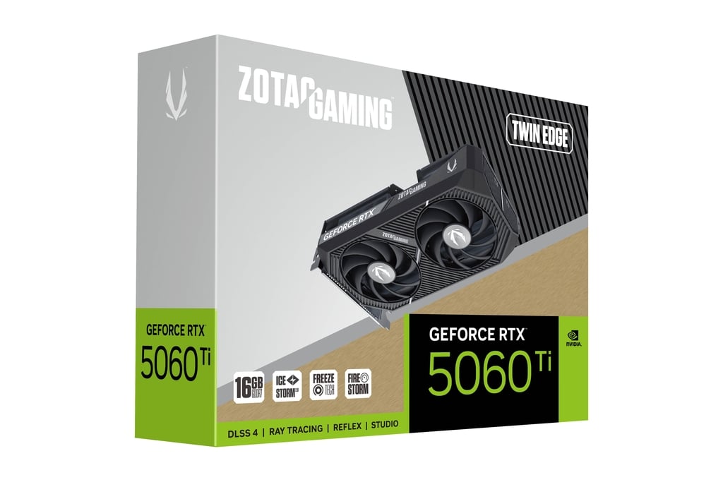 ZOTAC GAMING GeForce RTX 5060 Ti 16GB Twin Edge