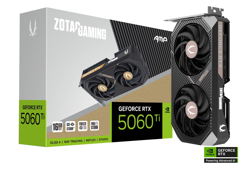 ZOTAC GAMING GeForce RTX 5060 Ti 16GB AMP | ZOTAC