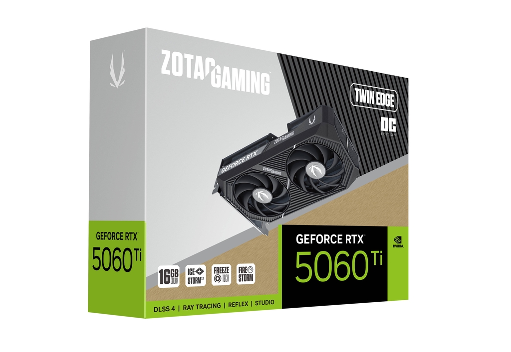 ZOTAC GAMING GeForce RTX 5060 Ti 16GB Twin Edge OC | ZOTAC ZOTAC GAMING GeForce RTX 5060 Ti 16GB Twin Edge OC | ZOTAC