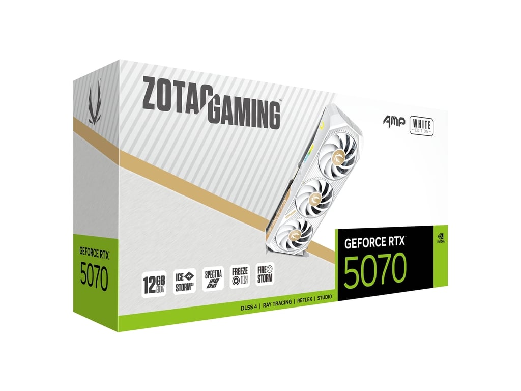 ZOTAC GAMING GeForce RTX 5070 AMP White Edition