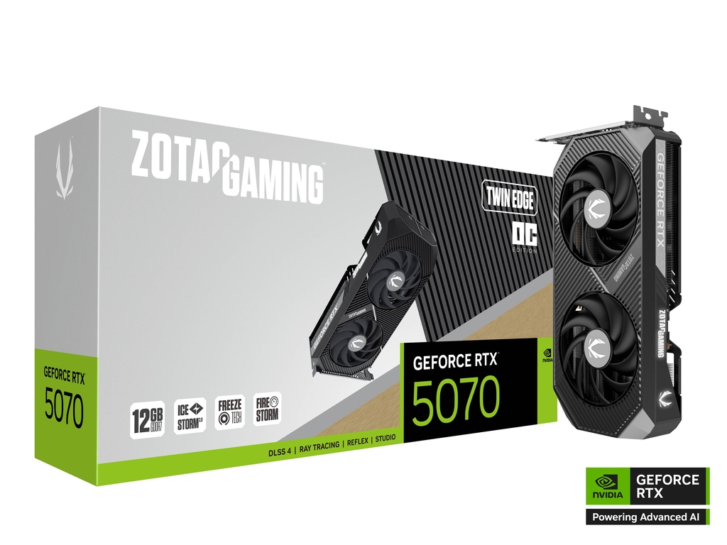 Amazon | ZOTAC GAMING GeForce RTX 5070 SOLID OC 12GB GDDR7
