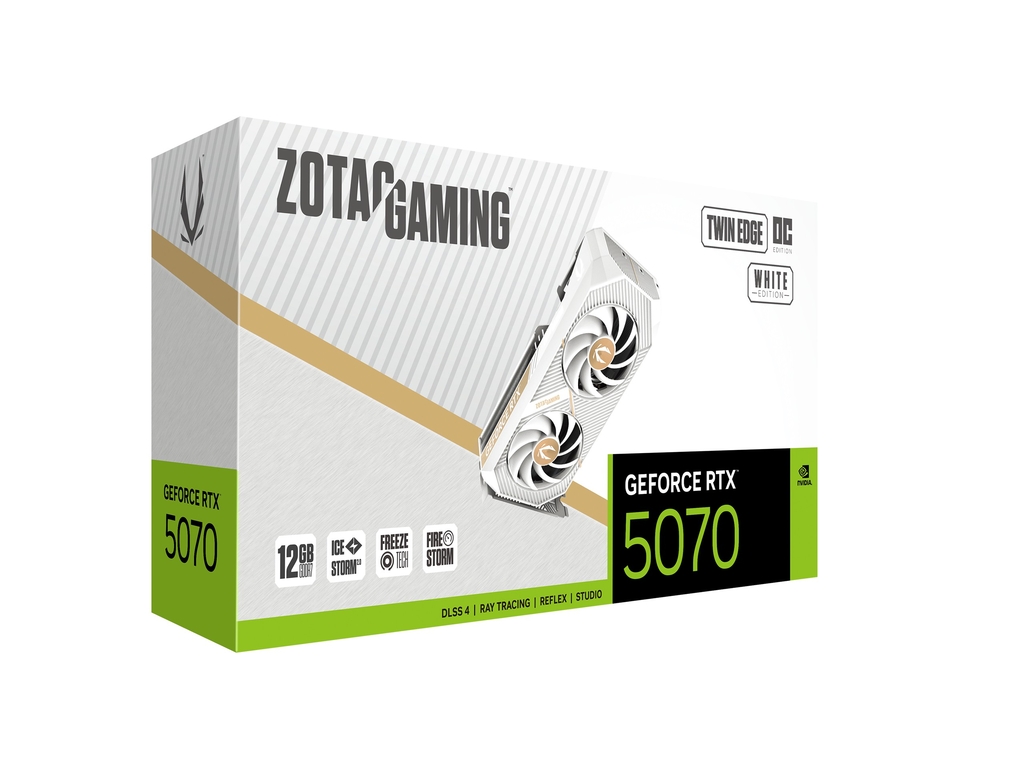 ZOTAC GAMING GeForce RTX 5070 Twin Edge OC White Edition | ZOTAC