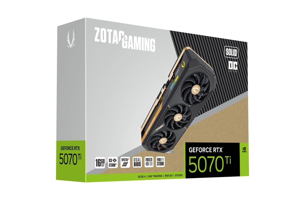 ZOTAC GAMING GeForce RTX 5070 Ti SOLID OC
