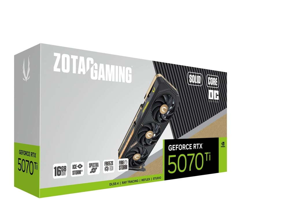 ZOTAC GAMING GeForce RTX 5070 Ti SOLID CORE OC