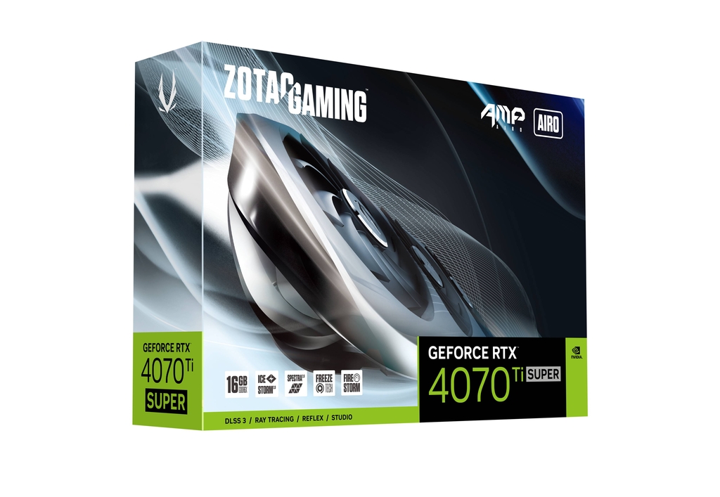 ZOTAC GAMING GeForce RTX 4070 Ti SUPER AMP AIRO 16GB GDDR6X