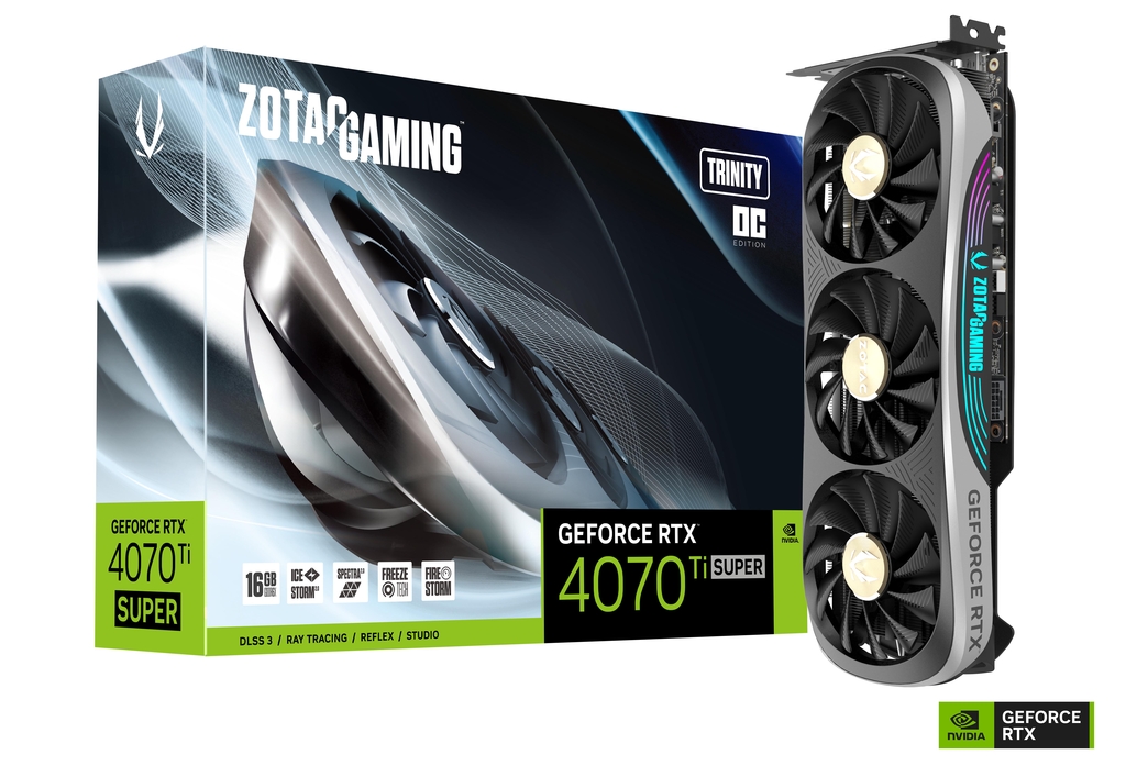 ZOTAC GAMING GeForce RTX 4070 Ti SUPER Trinity OC 16GB GDDR6X