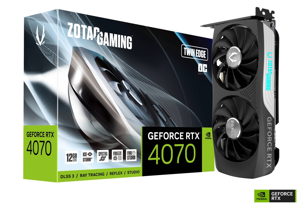 ZOTAC GAMING GeForce RTX 4070 Twin Edge OC GDDR6 