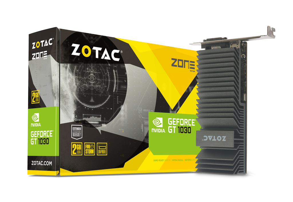 ZOTAC GeForce® GT 1030 Zone Edition