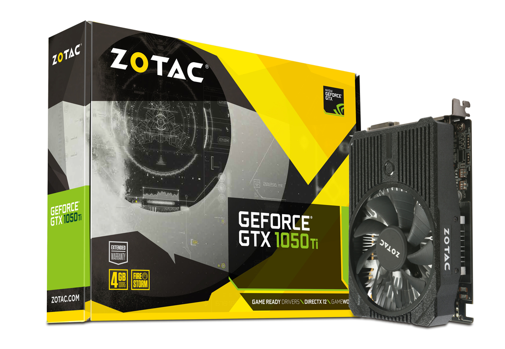 ZOTAC GeForce® GTX 1050Ti 4GB Mini