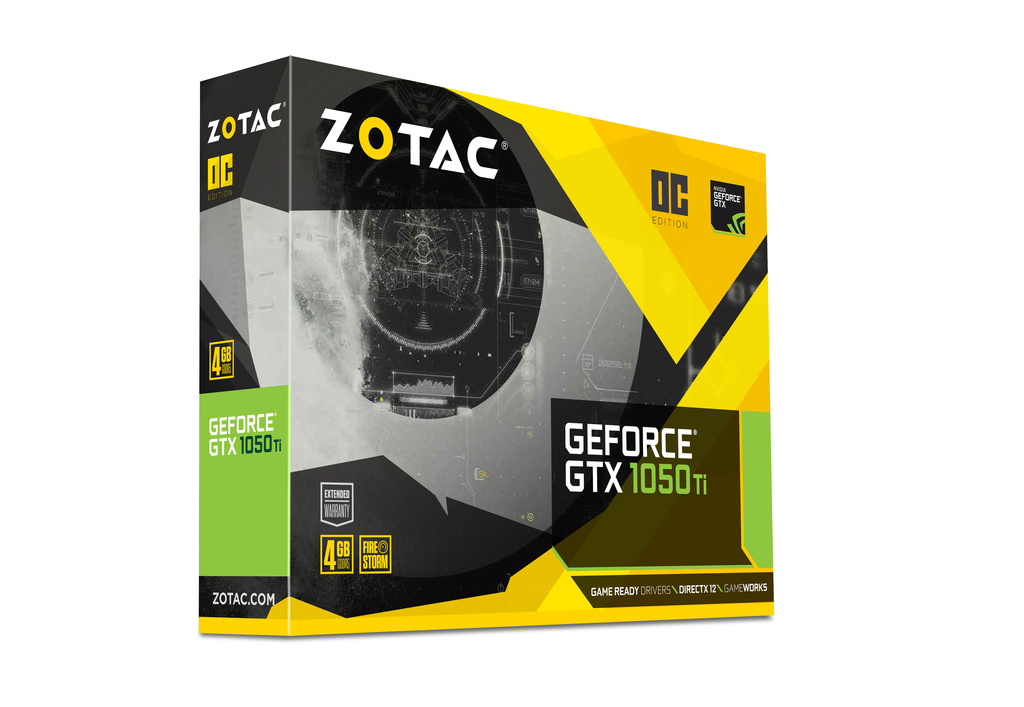 ZOTAC GeForce® GTX 1050 Ti DUALSILENCER OC 4GB