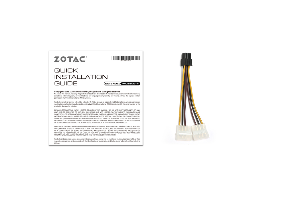 ZOTAC GeForce® GTX 1060 AMP! Edition