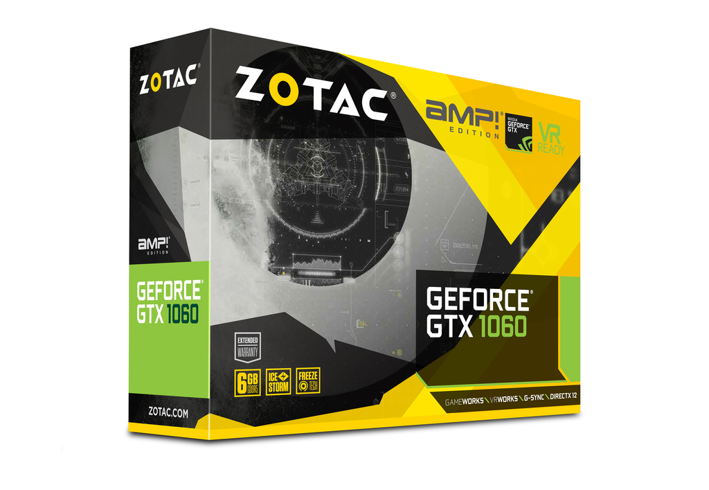 ZOTAC GeForce® GTX 1060 6GB AMP 백플레이트