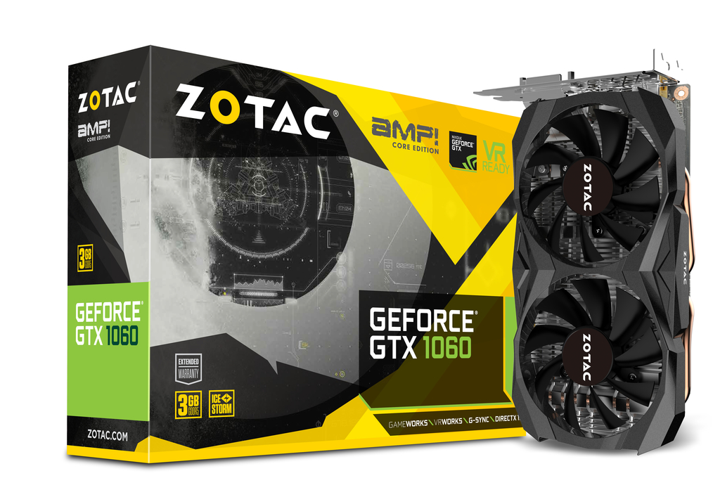 Zotac Geforce Gtx 1060 3gb Amp Core Edition Zotac