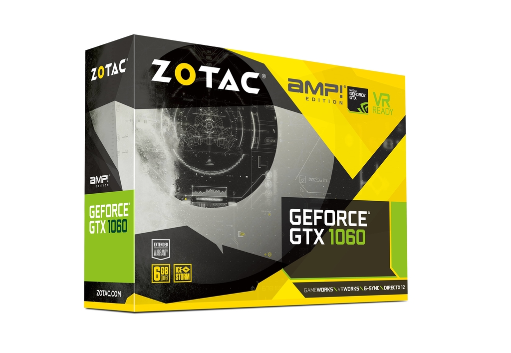 ZOTAC GeForce GTX 1060 AMP Edition 6GB GDDR5X
