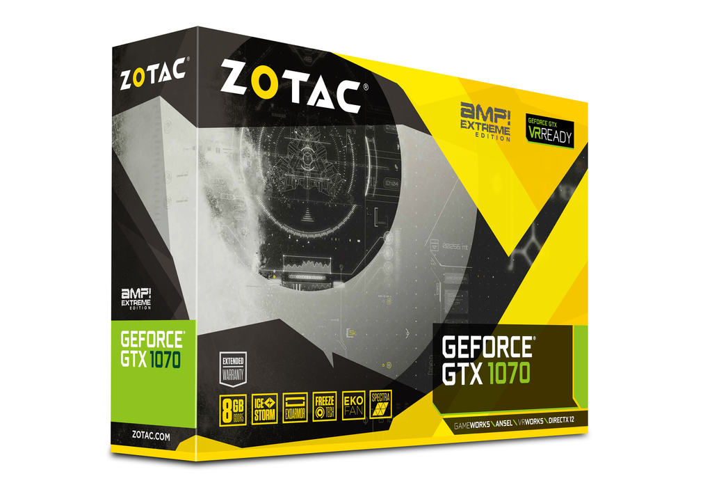 ZOTAC GeForce® GTX 1070 AMP Extreme | ZOTAC