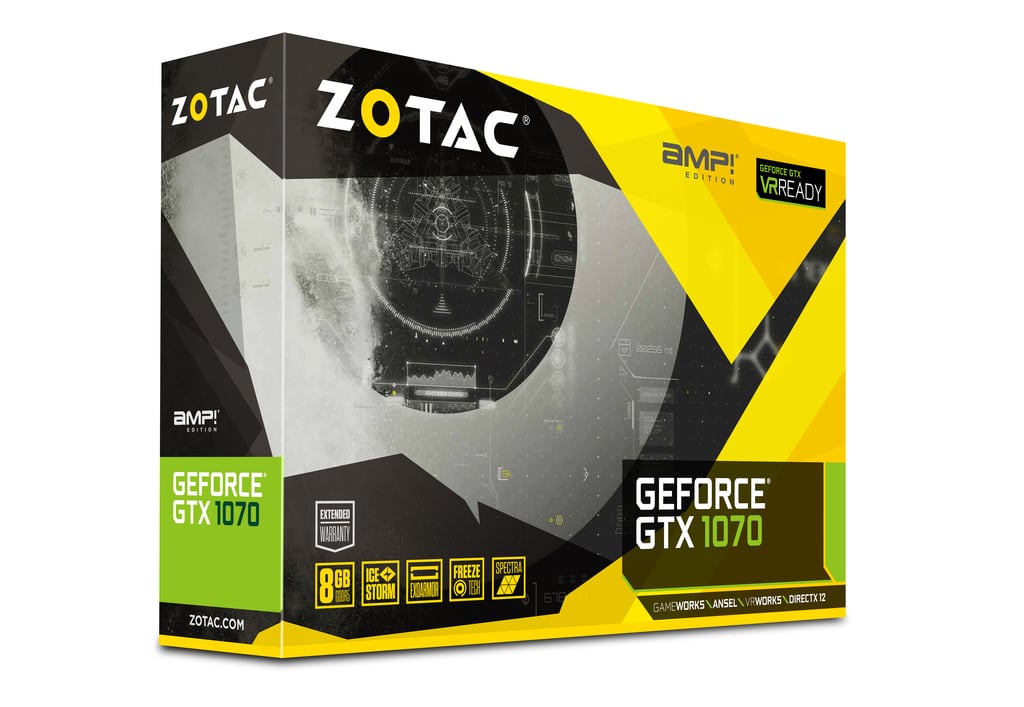 ZOTAC GeForce® GTX 1070 AMP Edition | ZOTAC