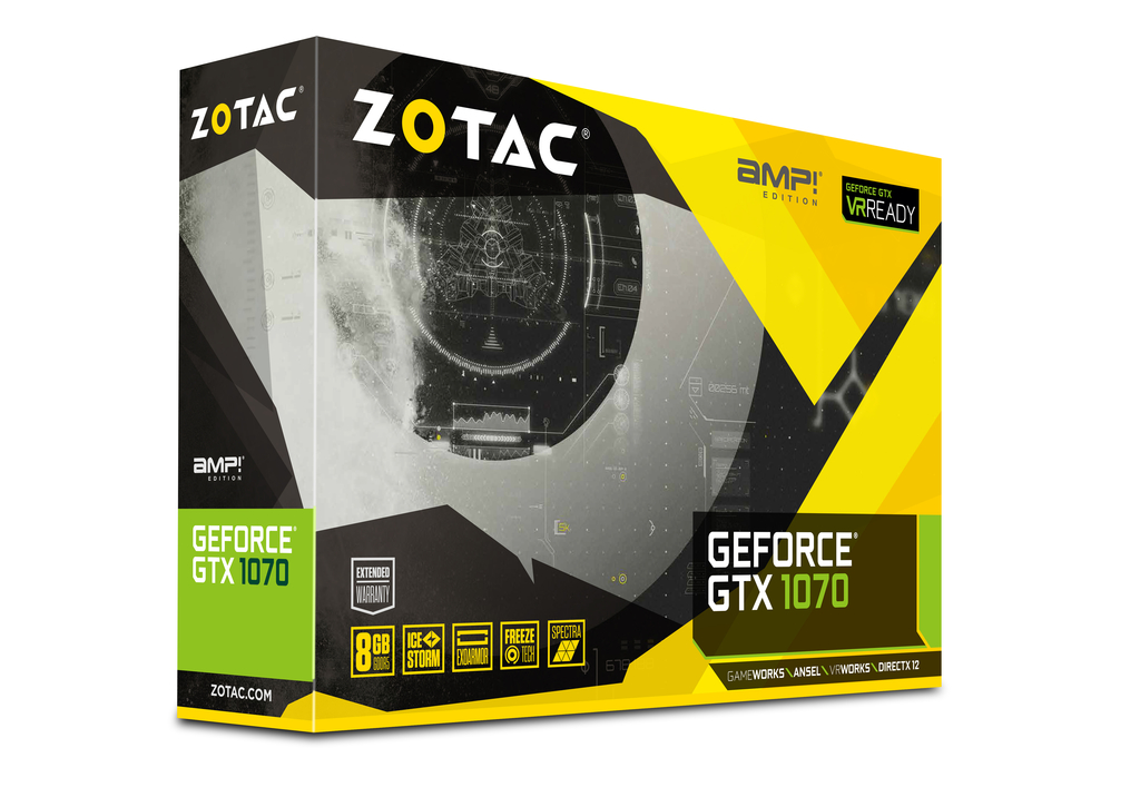 ZOTAC GeForce® GTX 1070 AMP Edition ZOTAC