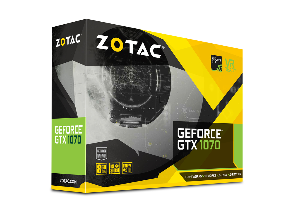 ZOTAC　GEFORCE　GTX1070　3台