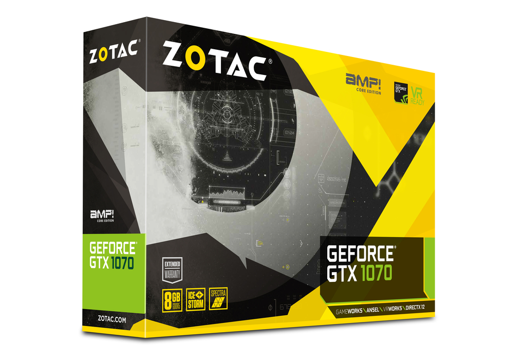 ZOTAC GeForce® GTX 1070 AMP Core Edition