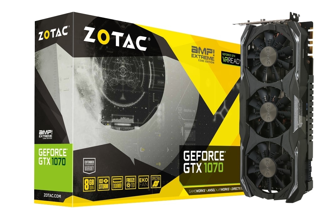 ZOTAC GeForce® GTX 1070 AMP Extreme Core | ZOTAC