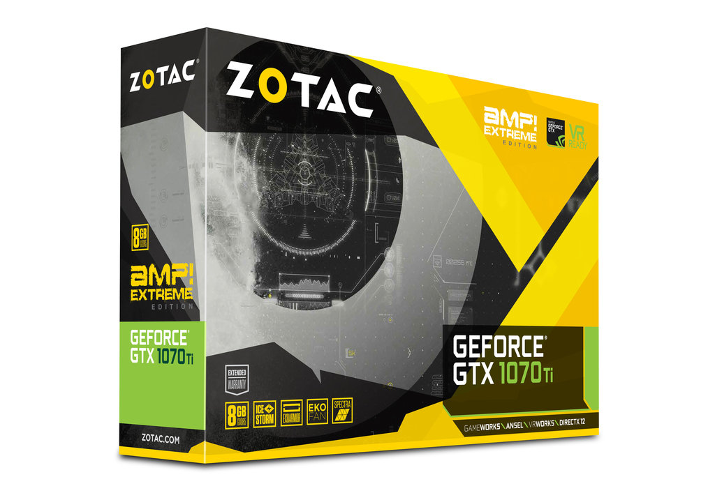 ZOTAC GeForce® GTX 1070 Ti AMP Extreme ZOTAC