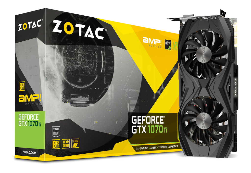 ZOTAC GeForce® GTX 1070 Ti AMP Edition